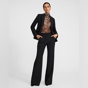 🌟🌟NWT EXPRESS🌟🌟 Women’s black blazer pants suit 🌟🌟 sz large/10(R)🌟🌟
